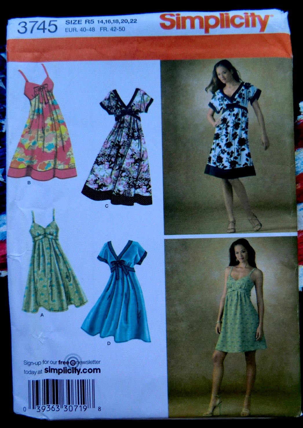 simplicity-pattern-3745-uncut-misses-summer-dress-size-14-16-18-20-22