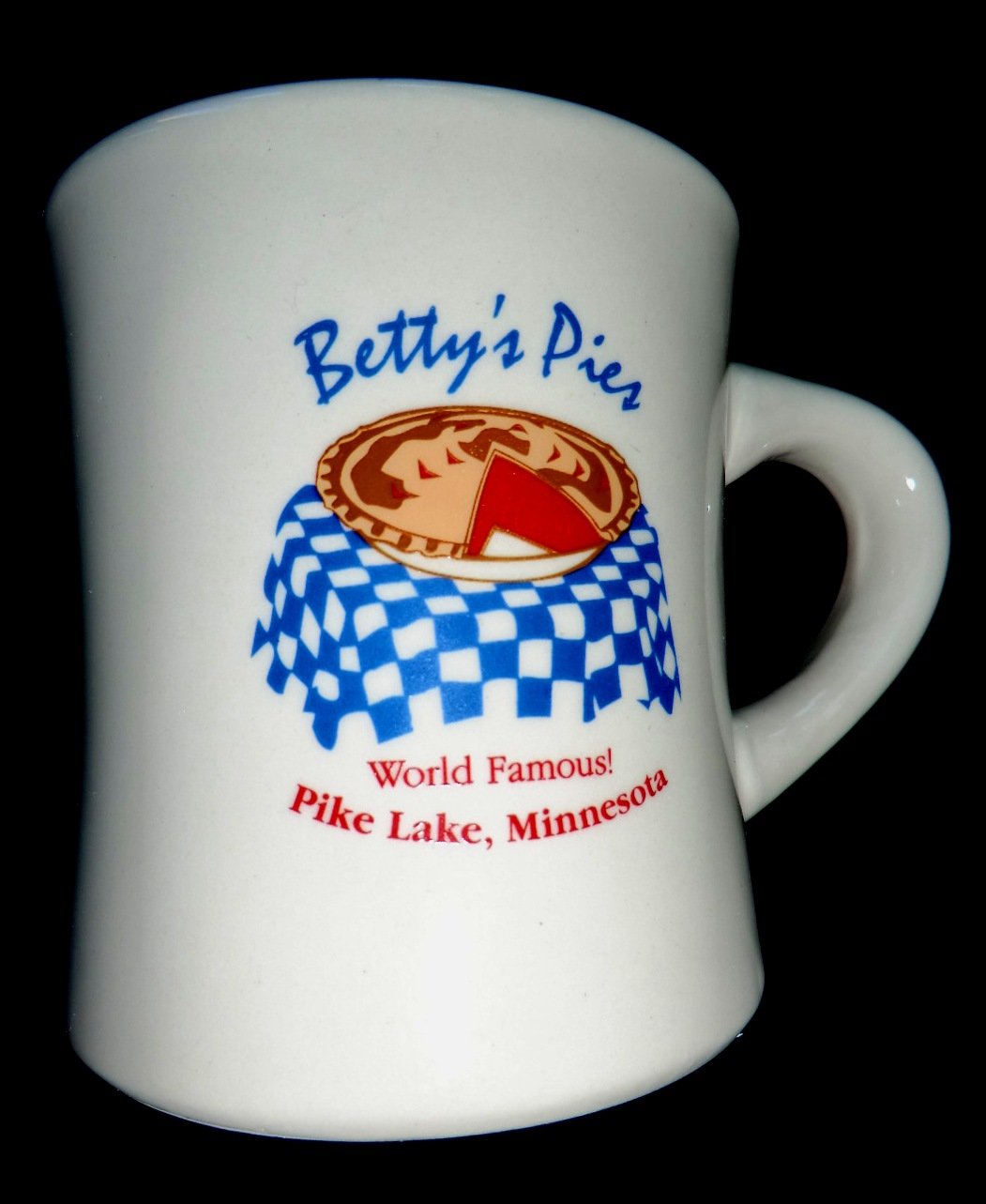 Betty's Pies "World Famous Pies" Ceramic Coffee Mug Minnesota MN