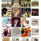 DAE 002 DIGITAL COLLAGE SHEET - PDF - 20 Images - ROMANTIC FRENCH II