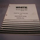 White Snow Boss 500 Parts Catalog and Instruction Manual.