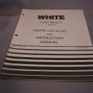 White Lawn Boss 21 Parts Catalog and Instruction Manual.