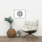 Meditation Om/Aum Mandala. Feng Shui Zen Art. Mindfulness Art. Oriental gift.
