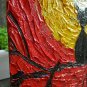 Black Cat Painting Animal Original Art Cat Impasto Painting Pet Portrait Art
