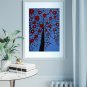 Original Painting Tree Of Life Art Floral Original Artwork Flower Tree Art