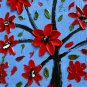 Original Painting Tree Of Life Art Floral Original Artwork Flower Tree Art