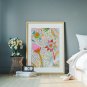 Zen Wall Art Original Drawing Floral Handmade Mandala Buddhist Yoga Wall Decor