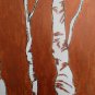 Original Painting Birch Trees Art Vermont Landscape Aspen Trees Acrylic Art