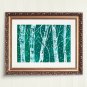 Aspen Trees Art Birch Trees Painting Original Art Vermont Landscape  Wall Art