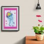 Jellyfish Painting Nautical Original Art Watercolor Painting Marine Art Sea Art