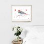 Sparrow Painting Bird Original Art Songbird Watercolor Artwork Wildlife Nature
