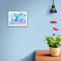 Mermaid Painting Nautical Original Art Seascape Painting Watercolor Small Art
