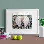 Original Painting Mixed Media Angel Wings Art Grace Guardian Angel Artwork