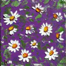 Flower Floral Oil Painting  Impasto Daisy Art Wildflowers Original Art 8.5 by 8