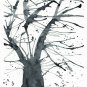 Old Tree Painting U-Sin Original Art &ETH;&iexcl;hinese Watercolor Painting Oriental Gift
