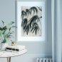 Bamboo Painting U-Sin Original Art Сhinese Watercolor Painting Oriental Gift