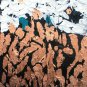 Gold Leaf Painting Impasto Original Art Gold Sculpture Painting Heavy Textured