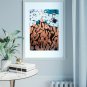 Gold Leaf Painting Impasto Original Art Gold Sculpture Painting Heavy Textured