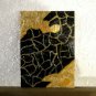 Gold Leaf Painting Impasto Original Art Gold Foil Sculpture Painting On Panel