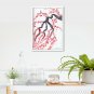 Sakura Painting Original Watercolor Art Pink Floral Artwork Japanese Art Cherry