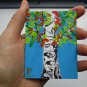 Original ACEO Birch Tree Painting Birch Tree Miniature Art Collectible Art
