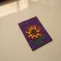 Original ACEO Sunflower Painting Floral Miniature Abstract Flower Art