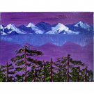 Lake Tahoe Original Painting  Oil Impasto Art Nevada Landscape California Art