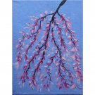 Original Oil Painting Cherry Tree Blossom Art Sakura Japanese Hanami Art