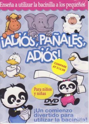 In SPANISH~BYE BYE DIAPERS~POTTY TRAINING DVD~Cute~NEW!