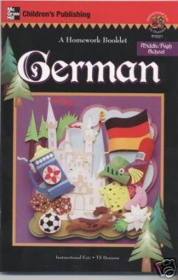 GERMAN HOMEWORK BOOKLET~Middle/High School~Resource~NEW
