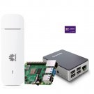 Raspberry Pi IoT GSM Modem: Configured Raspberry Pi 4 + Huawei USB Dongle + Sim + Smsit.ai Gateway