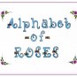Alphabet of Roses Rubber Stamp Set