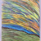 Abstract Painting of Impressionist WaterColors of Glorious Evening and Sunset In Fauvist Style