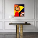 Modern Contemporary Abstract showing forward motion in the Fauvist/Matisse style