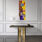 Modern Contemporary Origina Extra Tall Oil Painting in the fauvist style