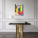 Original Abstract Oil Painting on Canvas of Empowered Woman Done In The Fauvist Style