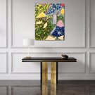 Original Modern Contemporary Art with Textured Paper and Oil on Canvas In The Fauvist Style