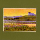 CAPE COD Seascape Truro House Ocean Matted Print Rutana