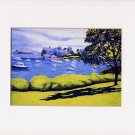 CAPE COD, Harwichport Seascape, Matted Print, Renee Rutana
