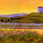 ACEO Print of Original Cape Truro House Dune Painting, Renee Rutana
