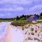 ACEO Print of Original Cape Cod Dune Painting, Renee Rutana