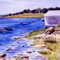 ACEO Print of Original Cape, Martha's Vineyard Painting, Renee Rutana