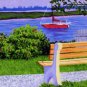 ACEO Print of Original Cape Cod Boat Bass River Painting, Renee Rutana