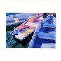CAPE COD Rowboats, Dinghy, Skiff, Matted Print, Renee Rutana