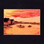 SEASCAPE SUNSET, Orange, Red & Grey Tones, Renee Rutana
