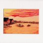 SEASCAPE SUNSET, Orange, Red & Grey Tones, Renee Rutana