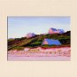 Cape Cod Seascape Truro Beach House Matted Print, Renee Rutana