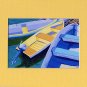 CAPE COD Rowboats, Dinghy, Skiff, Matted Print, Renee Rutana