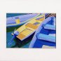 CAPE COD Rowboats, Dinghy, Skiff, Matted Print, Renee Rutana
