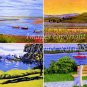 ACEO PRINT SET of 4 Original Cape Cod Truro, Harwichport, Boats and Beach Paintings by Renee Rutana