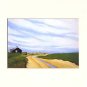 CAPE COD SANDY NECK Painting Fishermen's Shack Matted Print, Renee Rutana